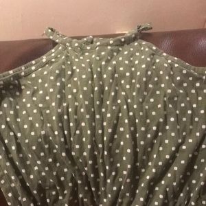 Polka dot kids romper